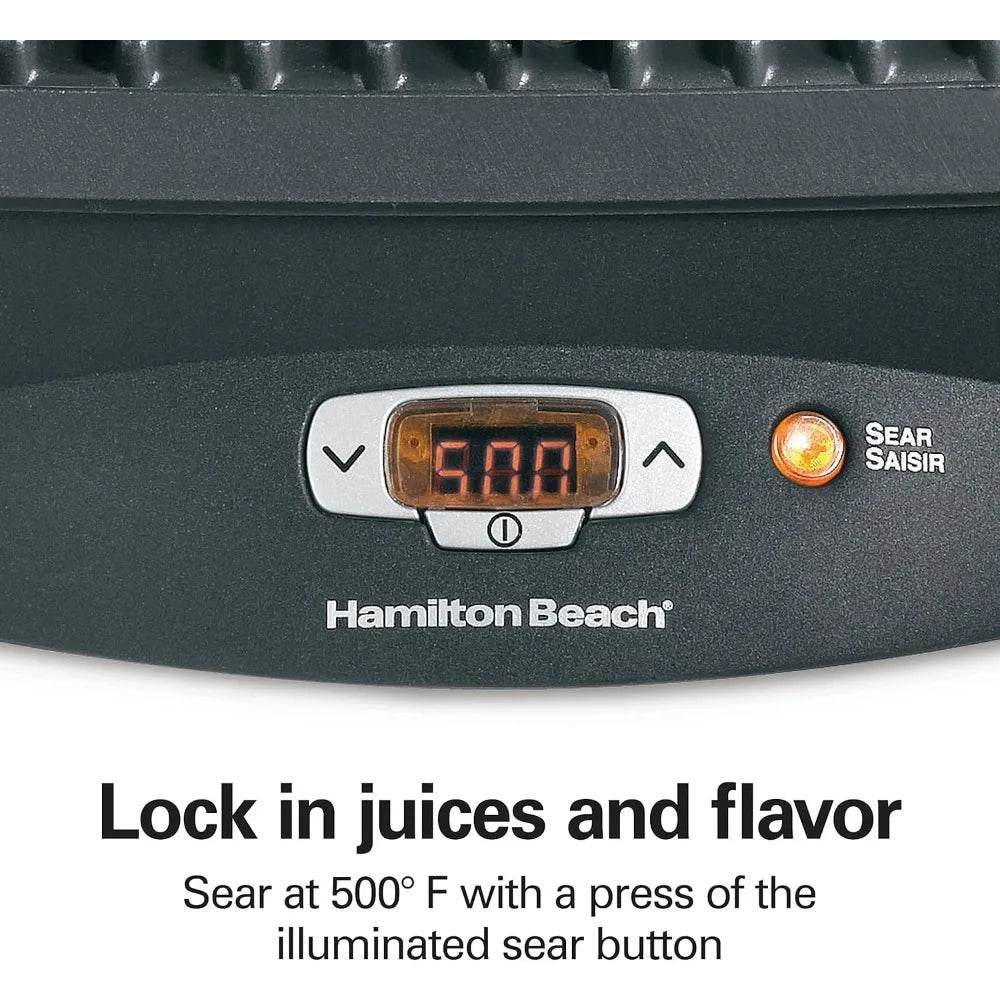 Hamilton Beach Steak Lover's Electric Indoor Searing Grill - Loft&Timber