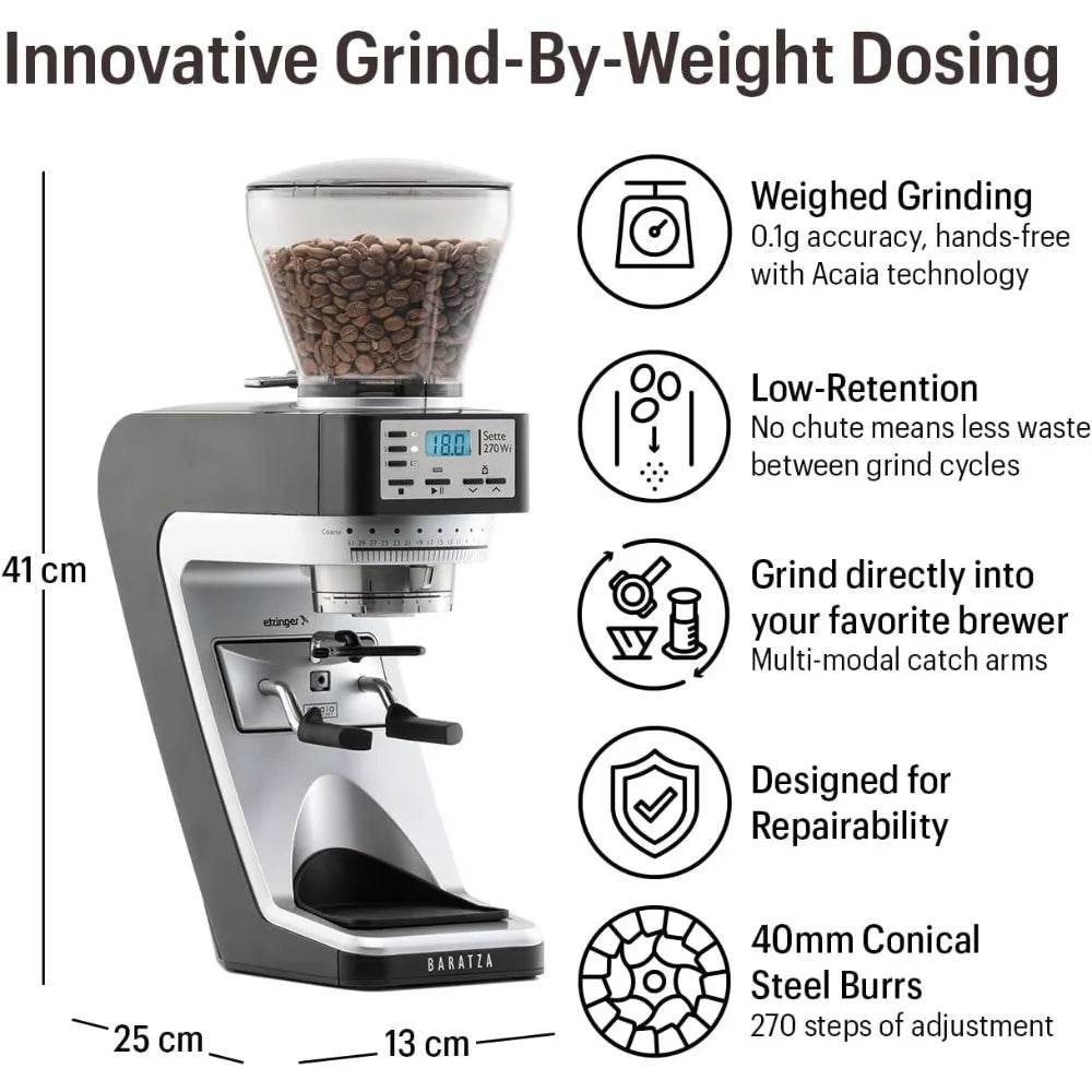 Sette 270Wi-Grind by Weight Conical Burr Grinder - Loft&Timber