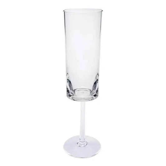 Set of 4 Unbreakable Plastic Champagne Flutes 4oz