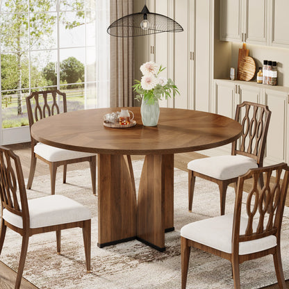 Tribesigns 39" Round Conference Table for 4 - Loft&Timber
