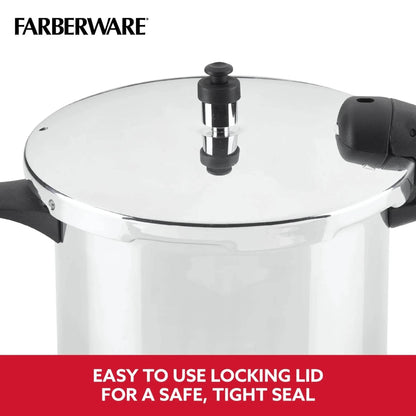 6QT Silver Aluminum Pressure Cooker - Loft&Timber