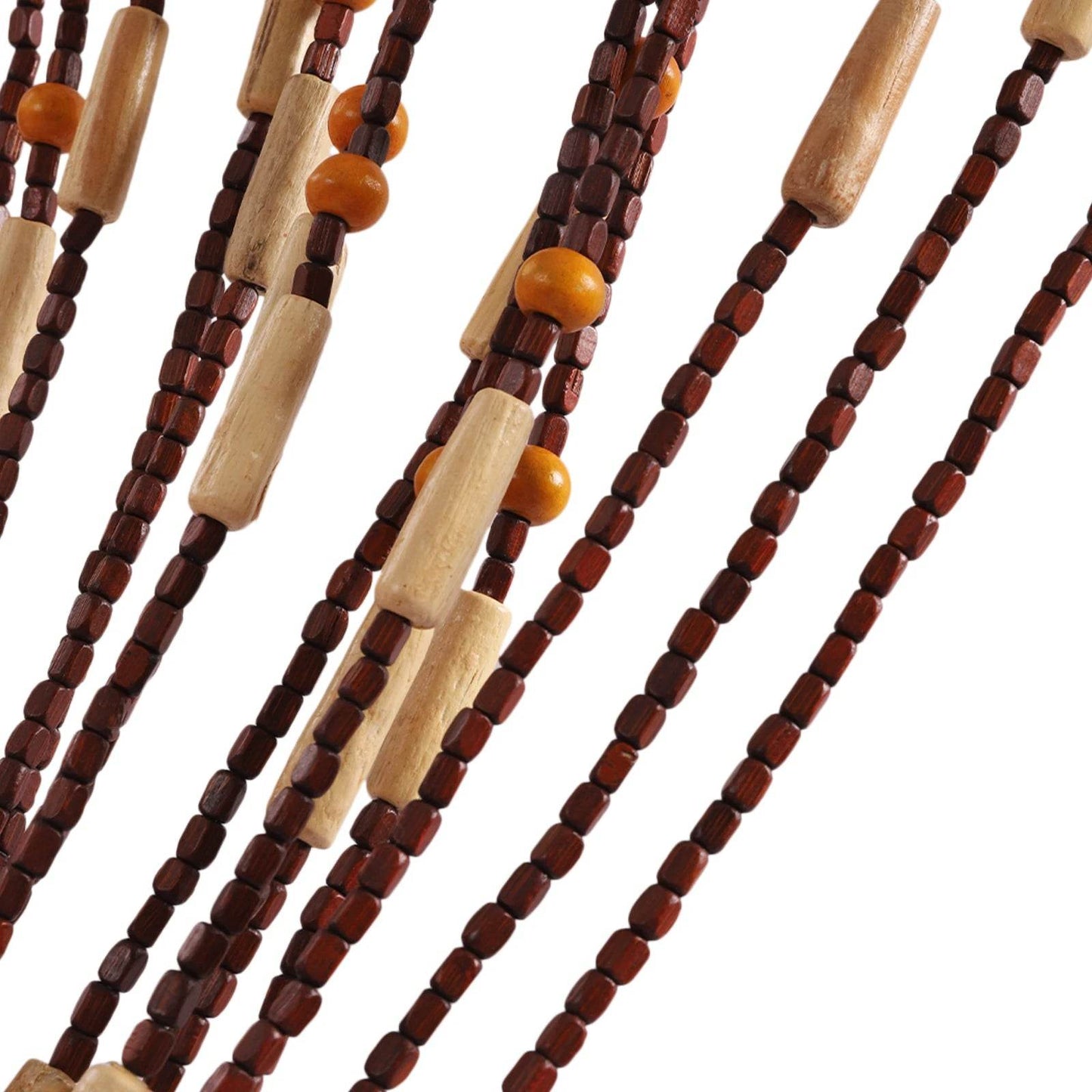 90*208CM Wooden Bead Curtain 31-Line String Door - Loft&Timber