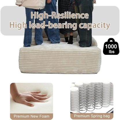 67" Oversized Chaise Lounge Reading Chair - Loft&Timber