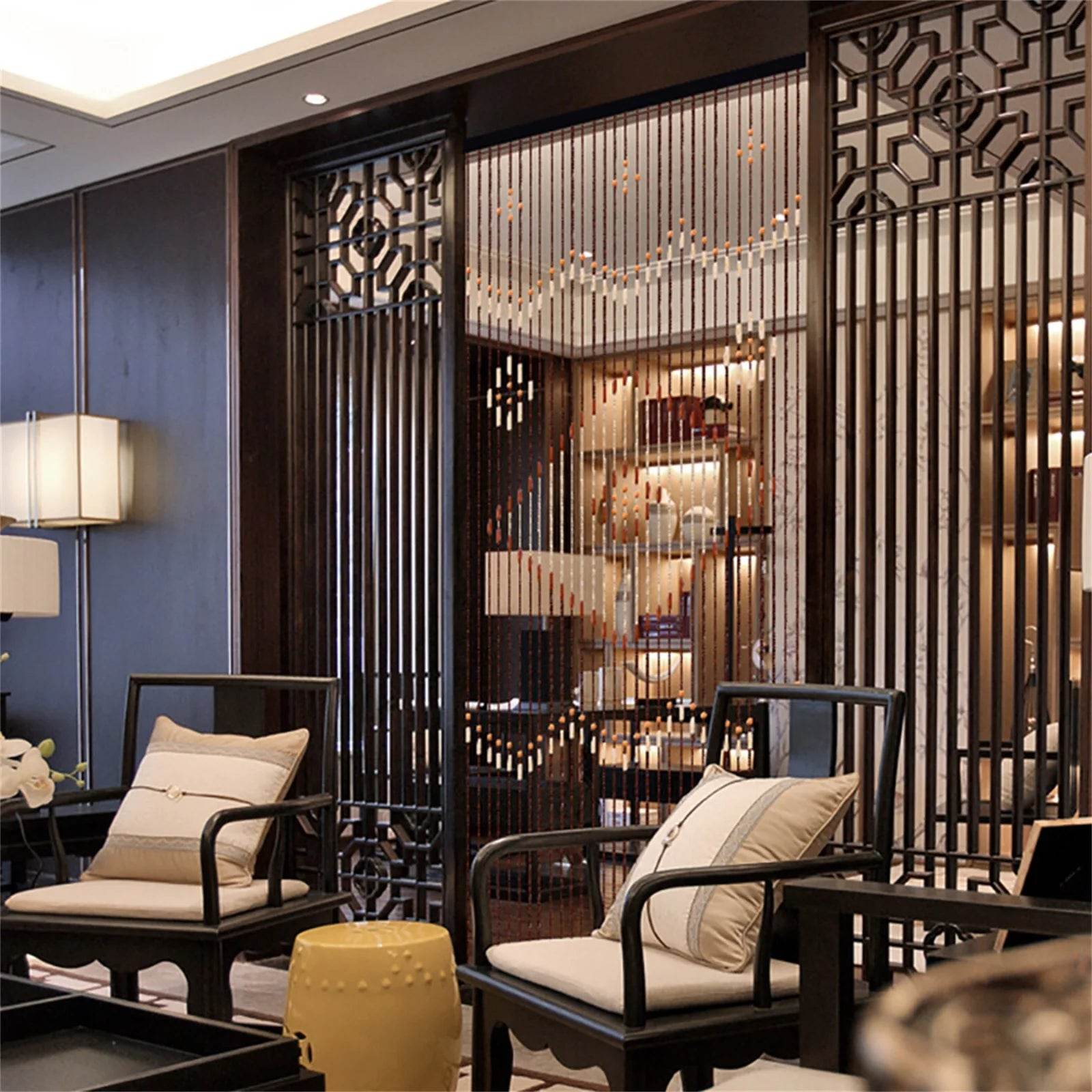 90*208CM Wooden Bead Curtain 31-Line String Door - Loft&Timber