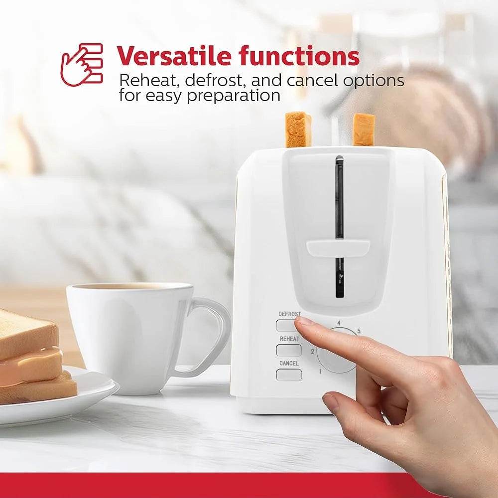 2-Slice Electric Toaster with 7 Settings