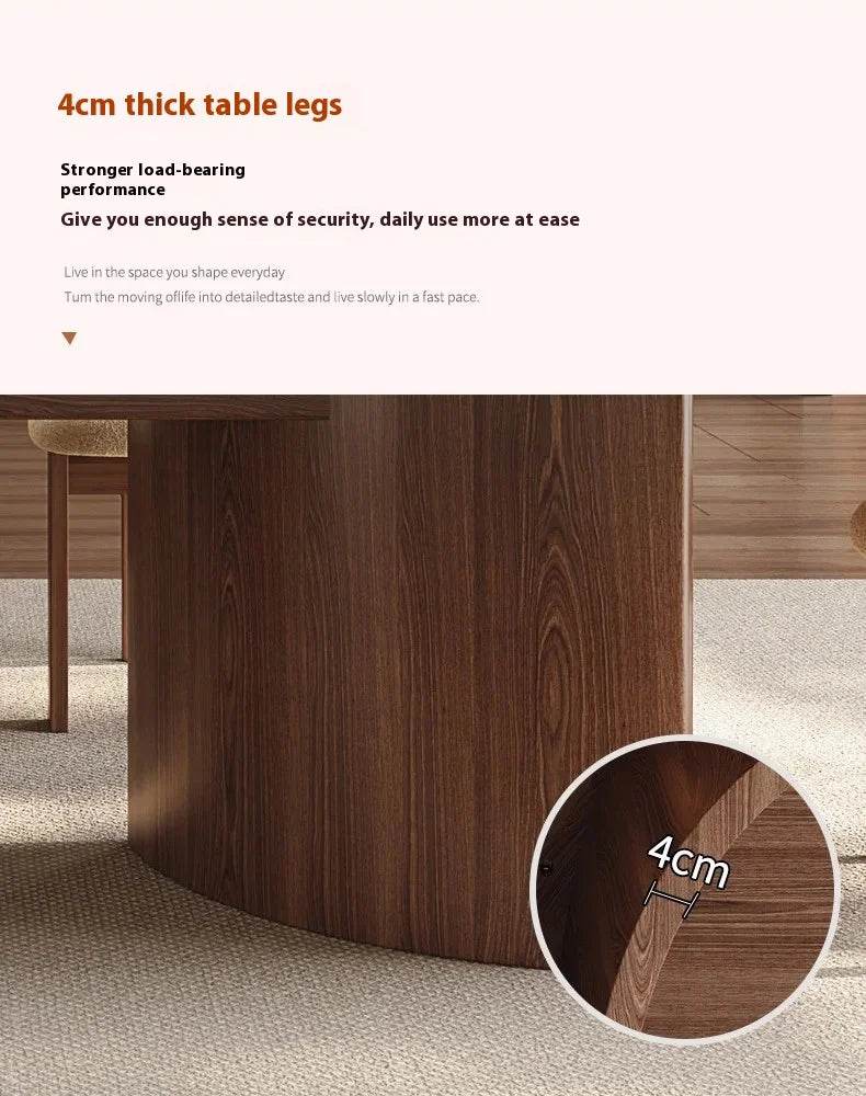 Center Dining Table Wood Table &/Or 6 Elegant Oval - Loft&Timber