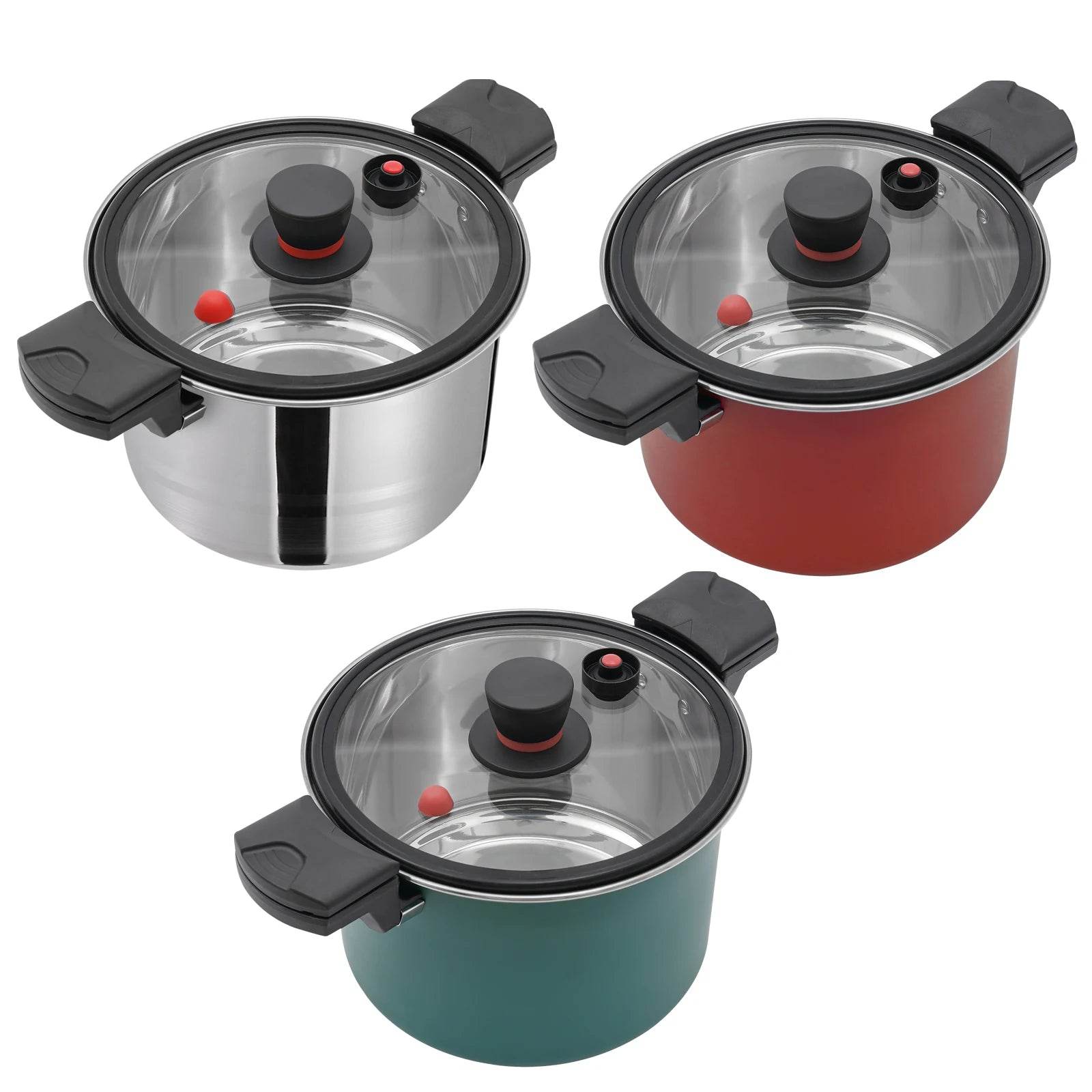 Pressure Cooker 7L with Clear Glass Lid - Loft&Timber