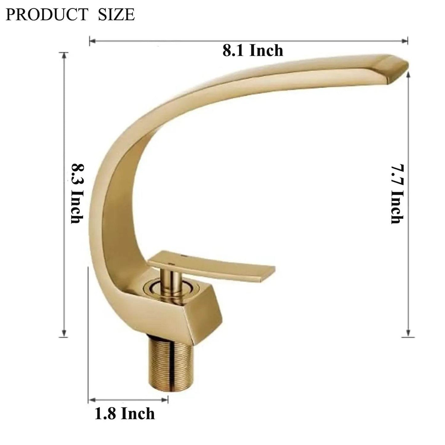 Waterfall Bathroom Faucet 1 Hole - Loft&Timber