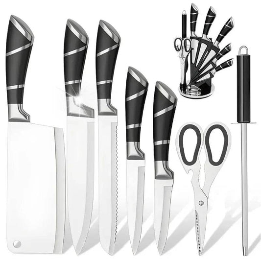 Kitchen Knife Set 9pcs Stainless Steel - Loft&Timber