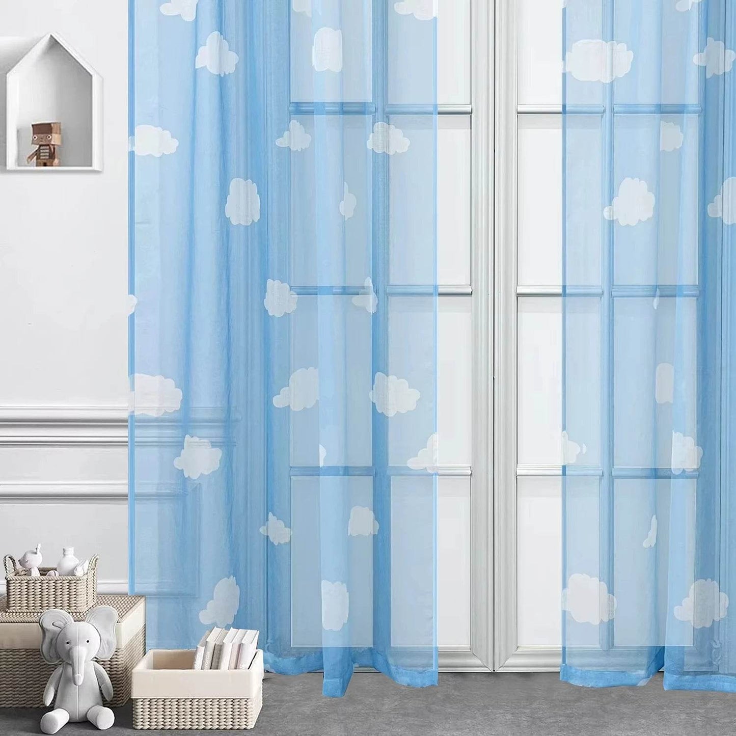 2PCS Cute Cartoon Blue Sky - Loft&Timber