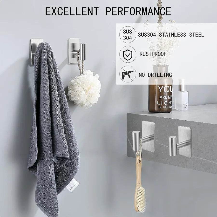 Heavy Duty Wall Hooks Towel Hooks for Hanging - Loft&Timber