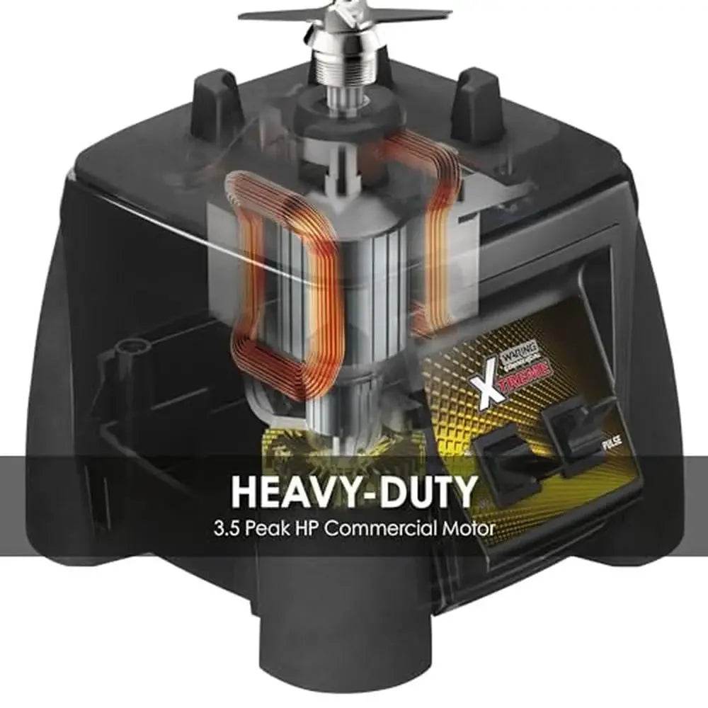 Commercial Blender with Paddle Switches 3.5HP Motor 64oz