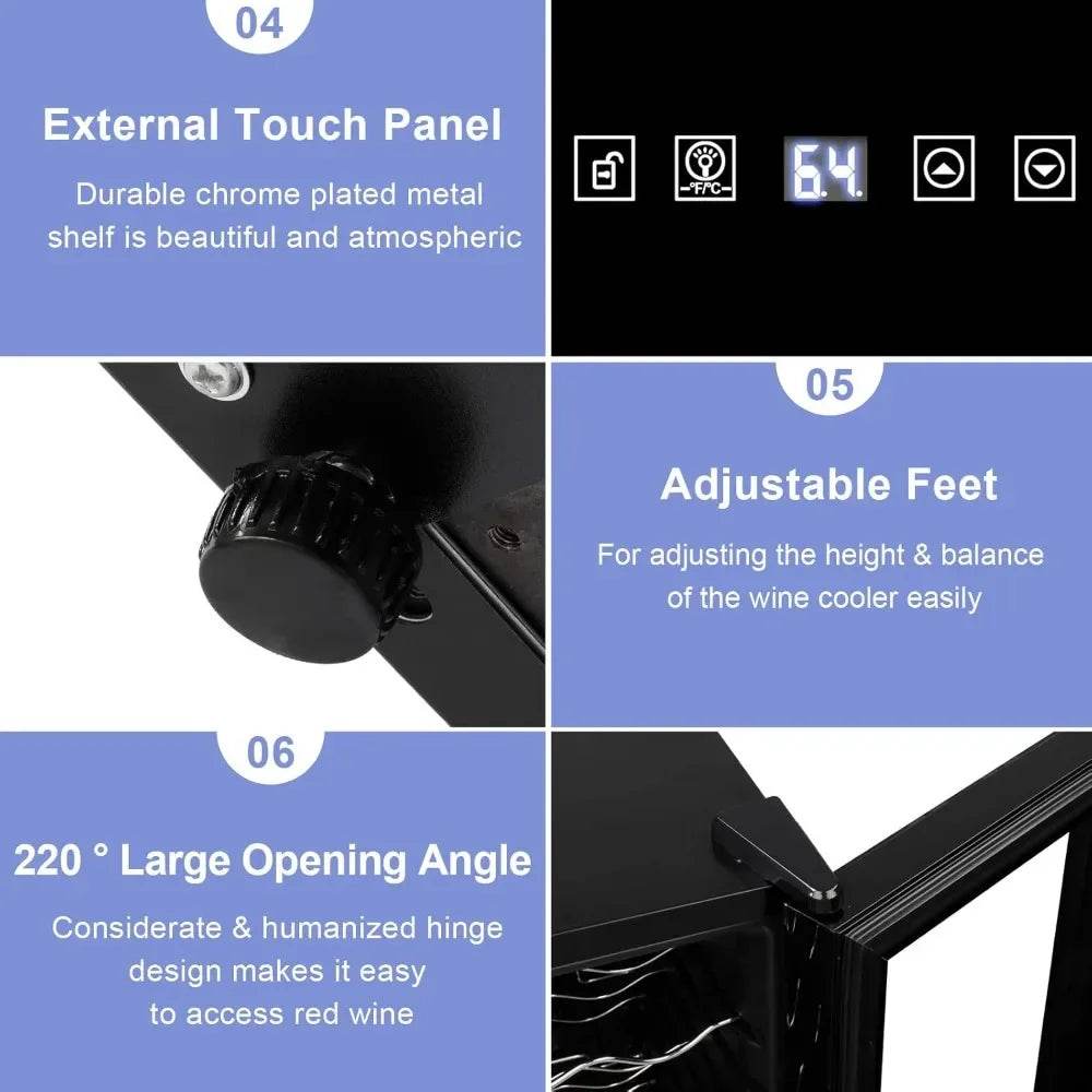 18 Bottle Wine Fridge - Loft&Timber