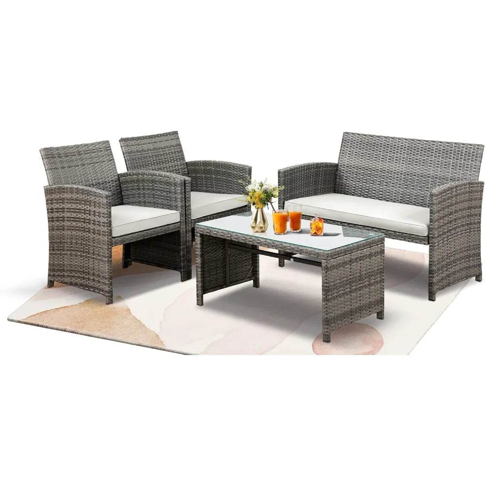 Multi Pieces Outdoor Patio Furniture Sets - Loft&Timber