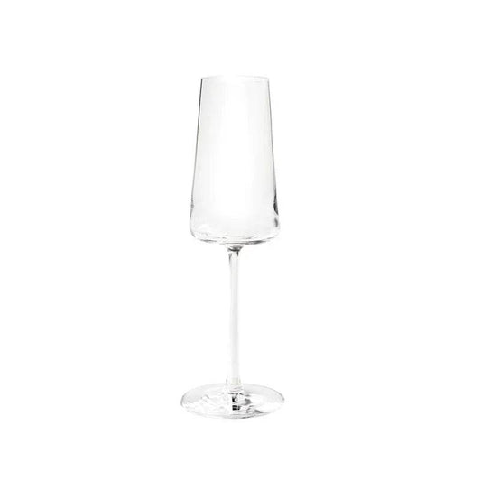 Clear Flared Champagne Flute Set 4 Pack