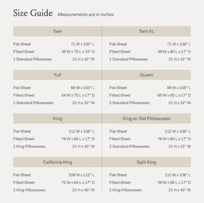 Percale Hemmed Sheet Set - Cooling Breathable Bed Sheets for Hot Sleepers - Queen - Loft&Timber