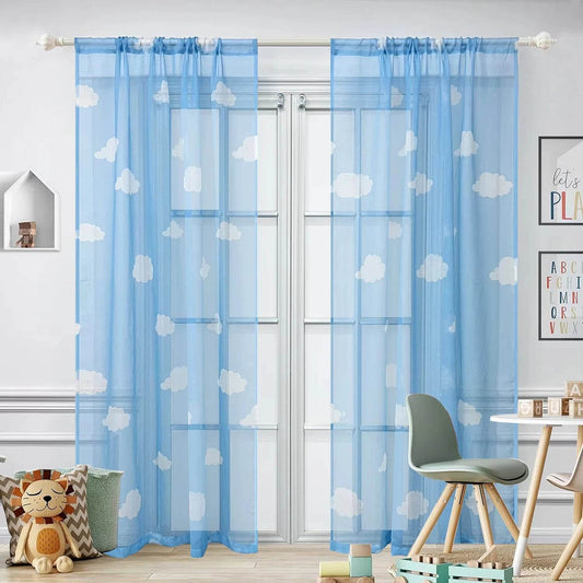 2PCS Cute Cartoon Blue Sky - Loft&Timber