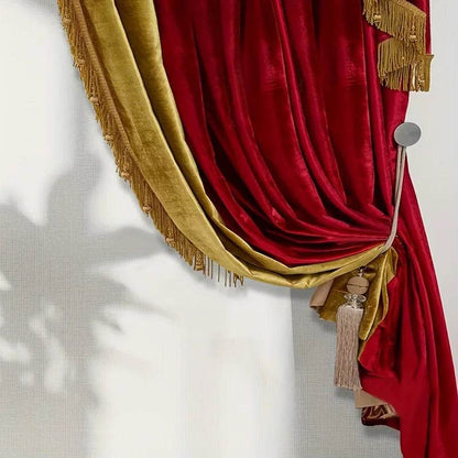 2pcs American style French luxury curtain, without valance - Loft&Timber