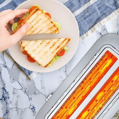 Long Slot 4 Slice Toaster Extra Large Slots - Loft&Timber