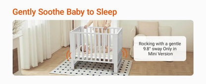 11-In-1 Convertible Mini Cradle to Full Size Crib - Loft&Timber
