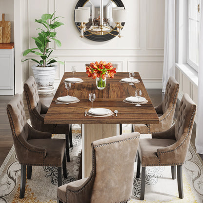 Tribesigns 55" Rectangular Dining Table for 4 to 6 - Loft&Timber