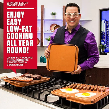 Extra Large 22" Reversible Nonstick Griddle Pan - Loft&Timber