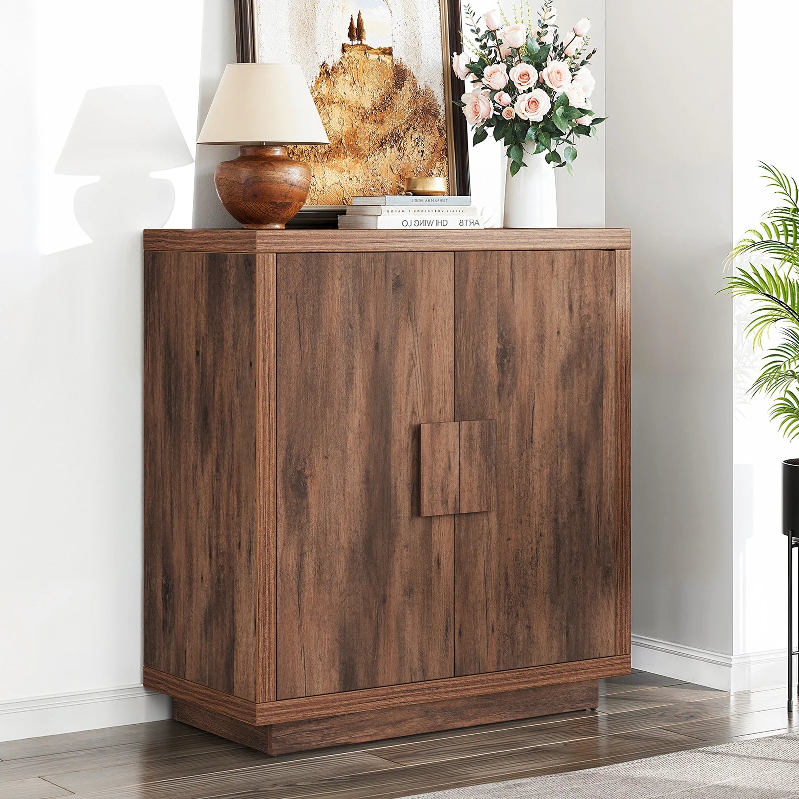 32" Sideboard Buffet Cabinet with Adjustable Shelfs - Loft&Timber