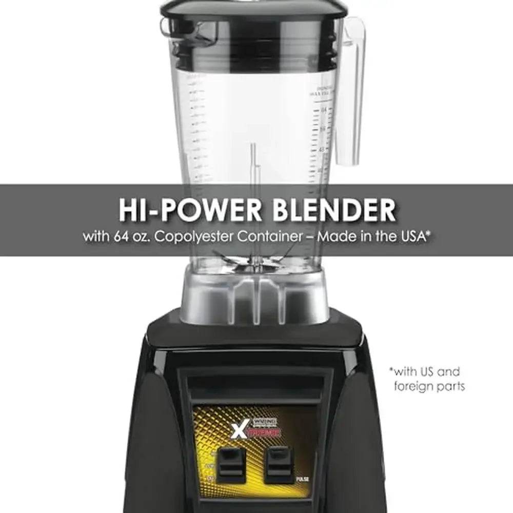 Commercial Blender with Paddle Switches 3.5HP Motor 64oz