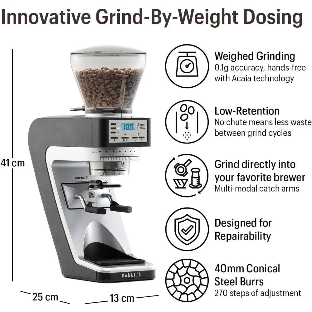 Sette 270Wi-Grind by Weight Conical Burr Grinder - Loft&Timber
