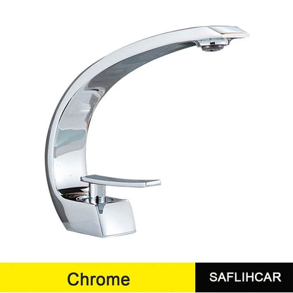Polished Golden Bathroom Faucet - Loft&Timber