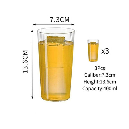 Japanese Style Engraved Cocktail Glasses