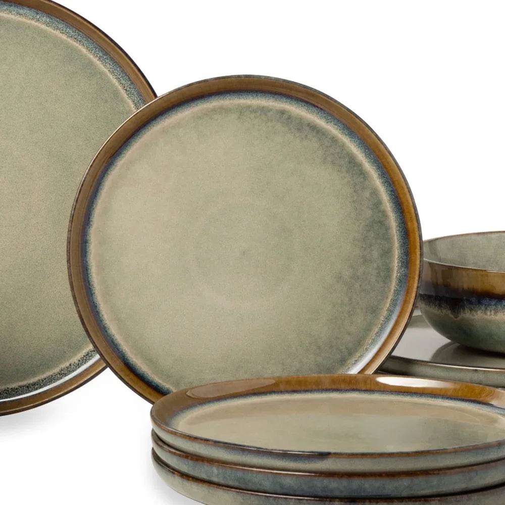 Ceramic Round Salad Plate Dishwasher Safe