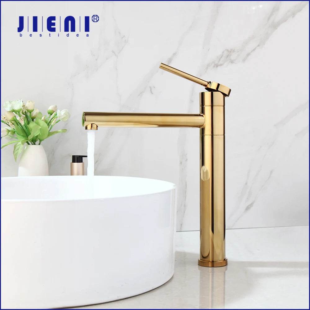 JIENI Bathroom Basin Faucet Vessel Sink - Loft&Timber