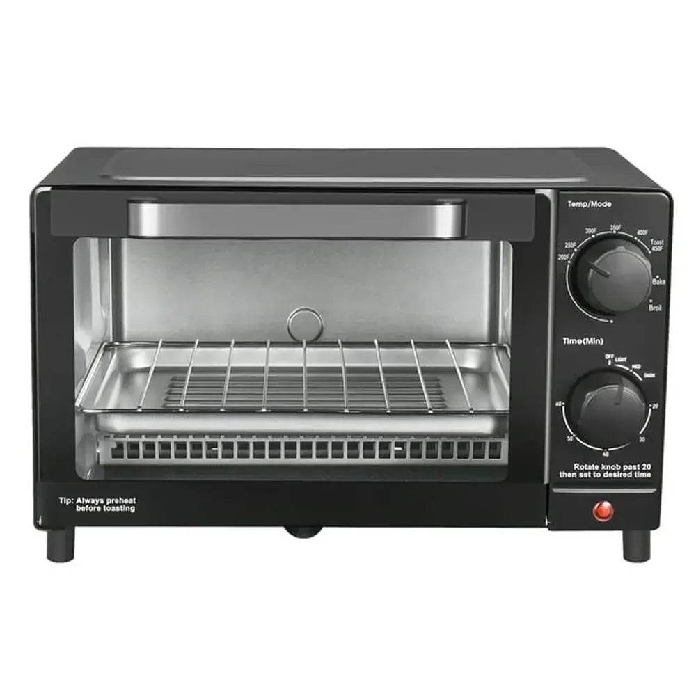 4 Slice Toaster Oven Bake Broil & Toast 9-inch - Loft&Timber