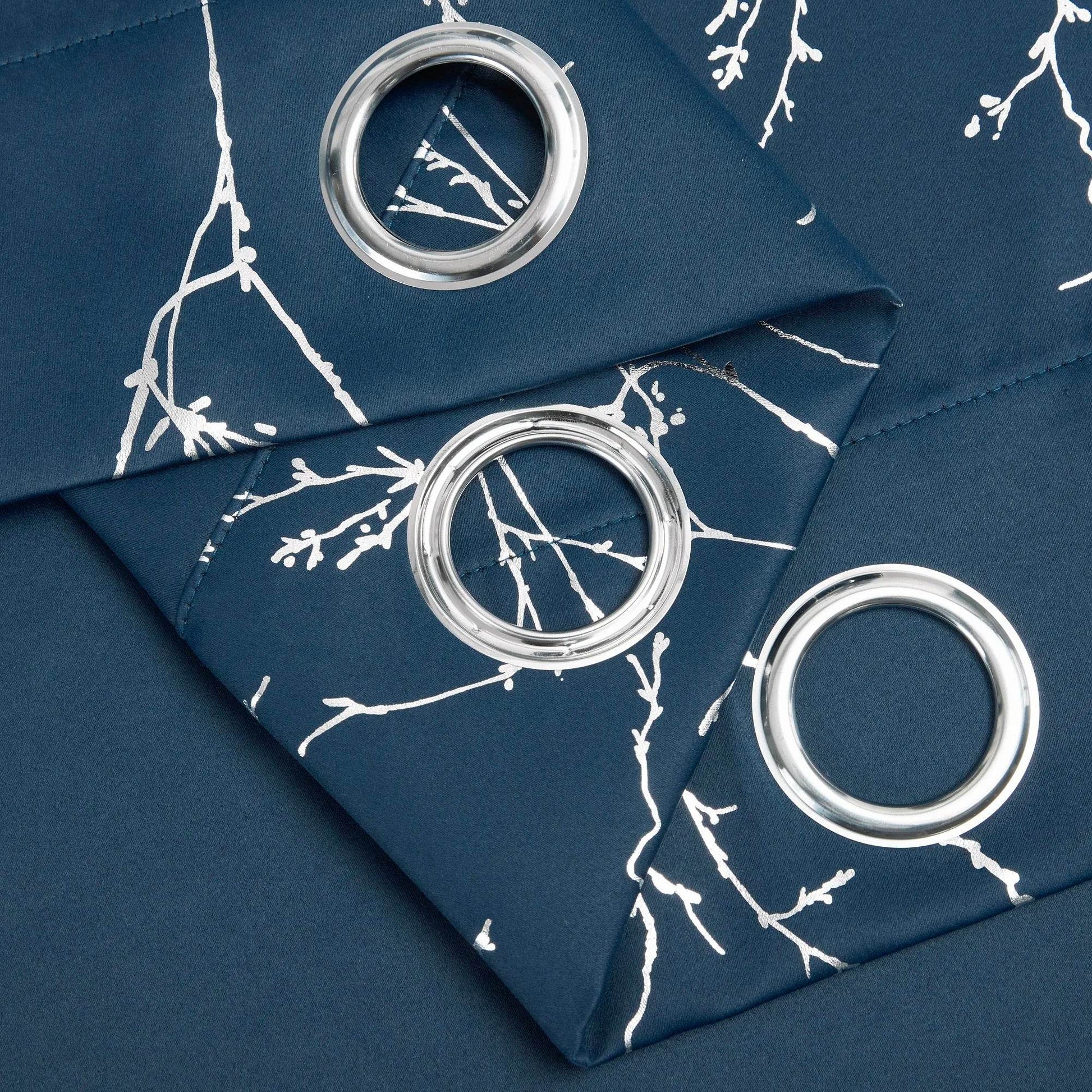 Pack Of 2 Blackout Curtains Grommet Thermal Insulated Room Darkening - Loft&Timber