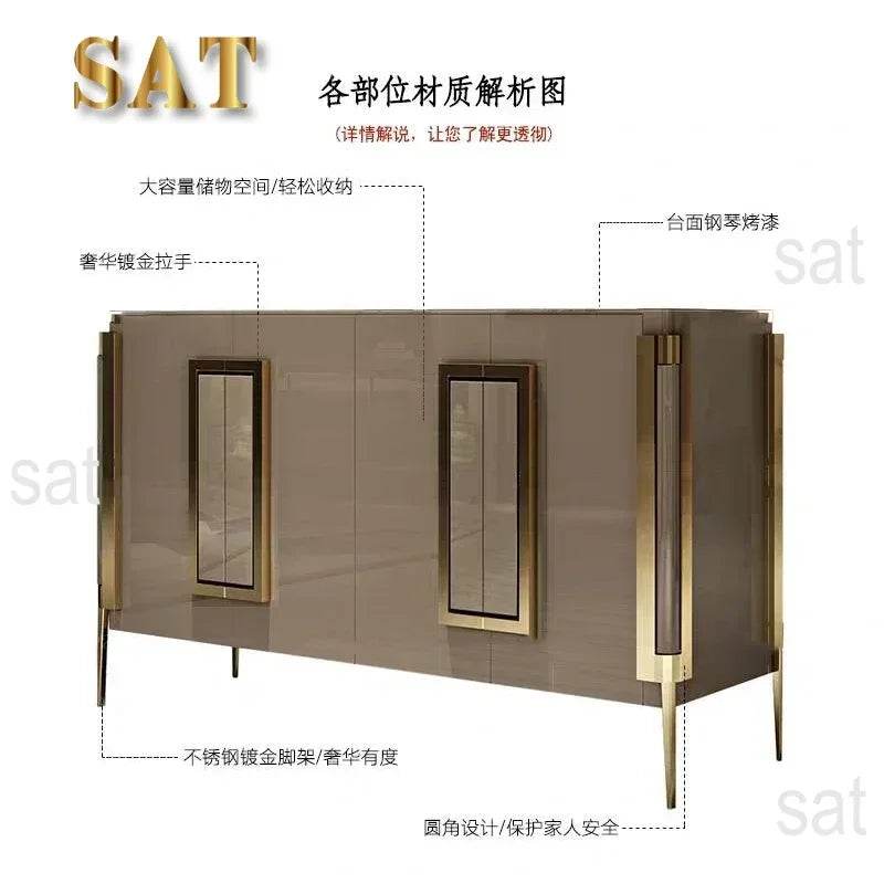 Edge Ark Aparador Carro Herramientas Taller Con Ruedas Sideboard - Loft&Timber