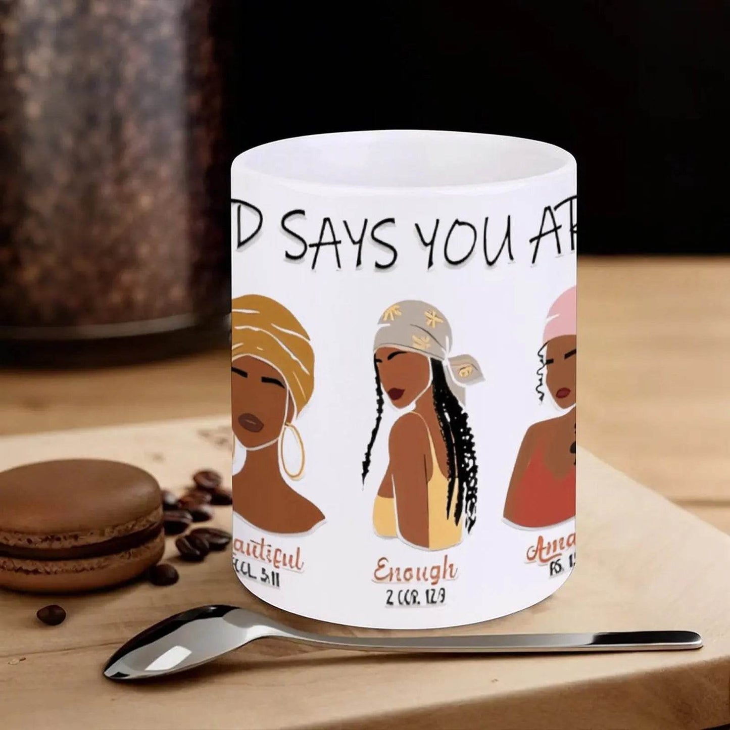 God Says You Are2 Teacup, 330ml Coffee Mugs - Loft&Timber