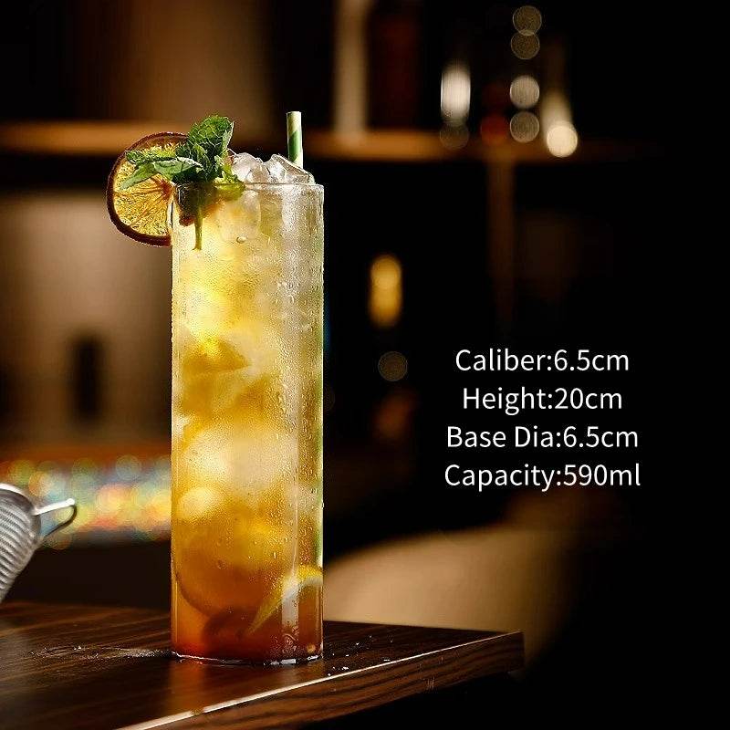 Korean Style Stripe Bud Cocktail Glasses Cup - Loft&Timber