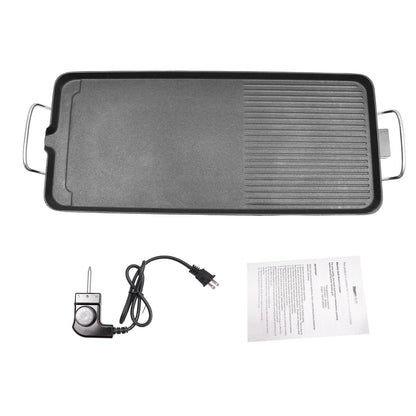 27'' Electric Griddle Teppanyaki Grill Nonstick Large Grid - Loft&Timber