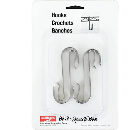 Snap-On Metal Hooks Wire Shelving 5 lbs Capacity - Loft&Timber