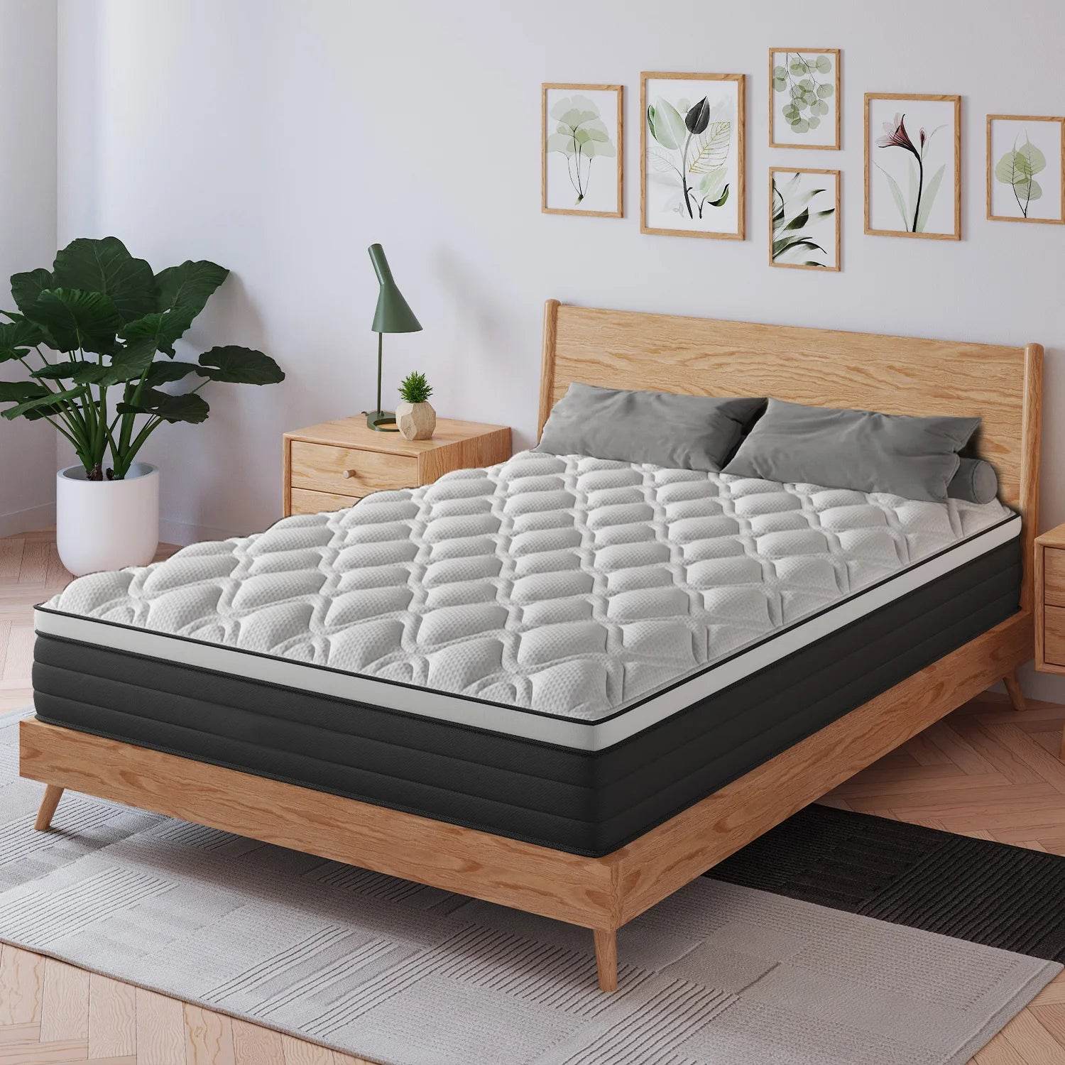Twin Full King Queen Mattress in A Box - Loft&Timber