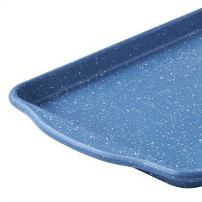 Nonstick Quarter Baking Sheet, 13" x 9", Teal Speckled - Loft&Timber