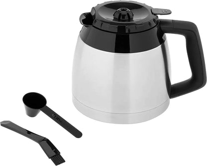 Thermal Carafe Coffee Maker, One Size, Silver, 10 Cup - Loft&Timber
