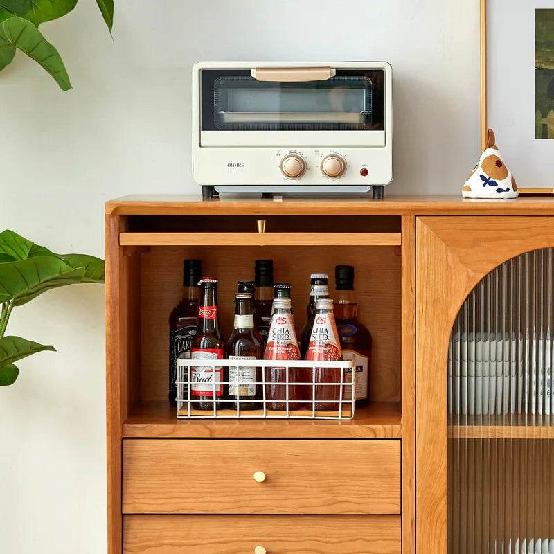 Japanese Vintage Solid Wood Sideboard - Loft&Timber