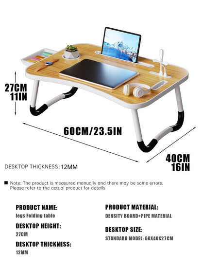 Portable Laptop Desk with USB Light - Loft&Timber