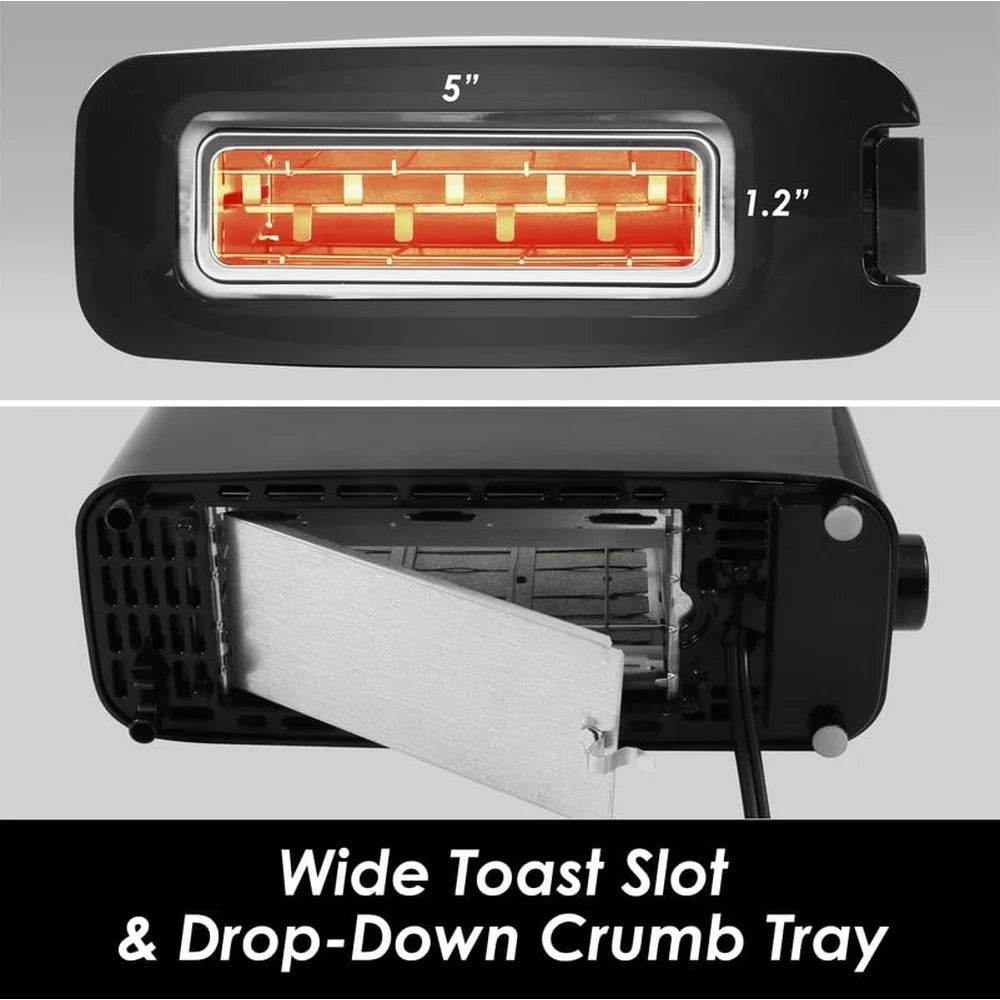 Single Slice Toaster Cool Touch Compact Design