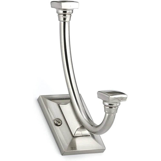 Transitional Metal Wall Hook Brushed Nickel Finish - Loft&Timber