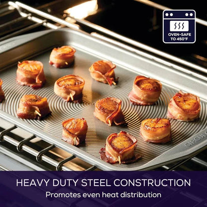 Total Nonstick Bakeware Set with Nonstick Bread Pan, Cookie Sheet, Baking Pan, Baking Sheet, Cake Pan - Loft&Timber