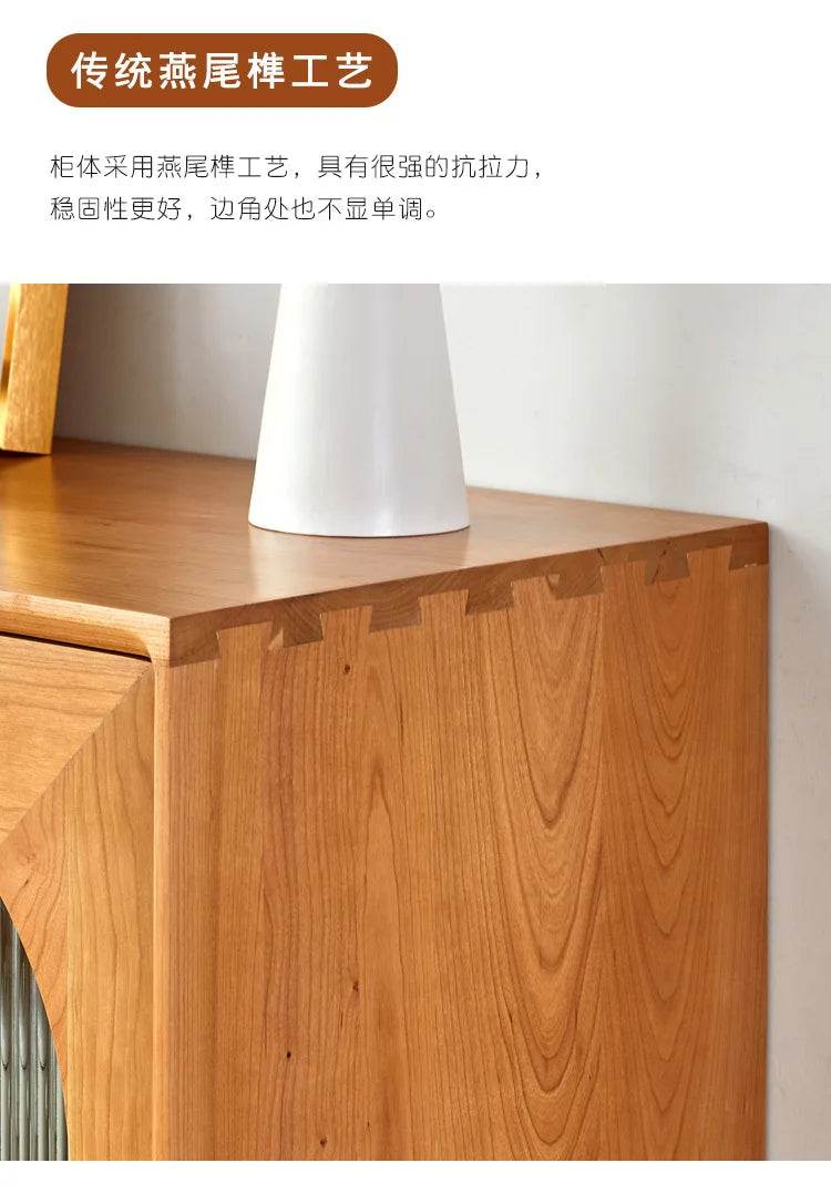Japanese Vintage Solid Wood Sideboard - Loft&Timber