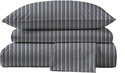 Pima Bed Sheet Set – King Size, 4 Pieces, 100% Peruvian Pima Cotton, Percale, 415 Thread Count - Loft&Timber